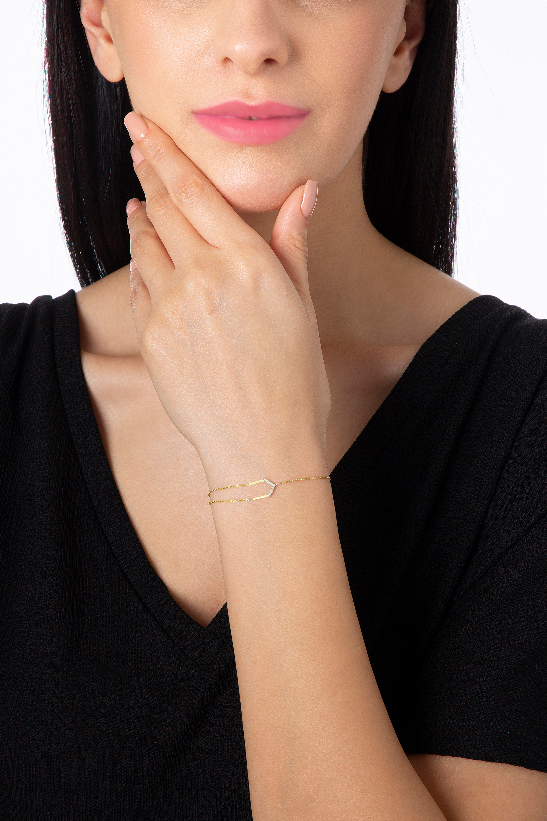 Four Centered Arch Bracelet in Yellow Gold - Her Story Shop
