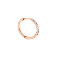 Mini Circular Earring in Rose Gold - Her Story Shop