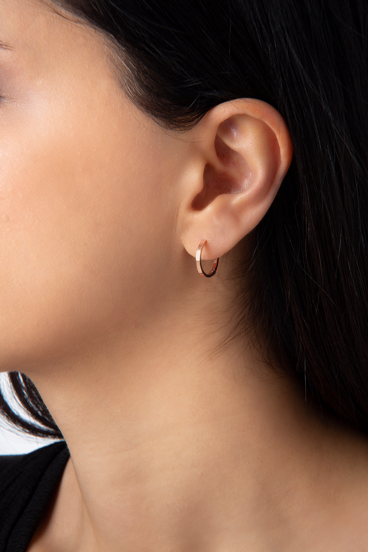 Mini Circular Earring TSZ in Rose Gold - Her Story Shop