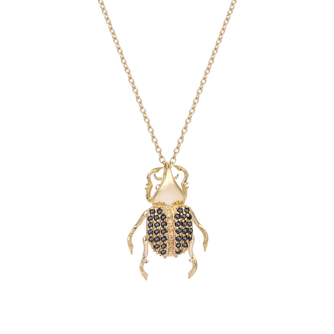 Swarovski beetle necklace deals