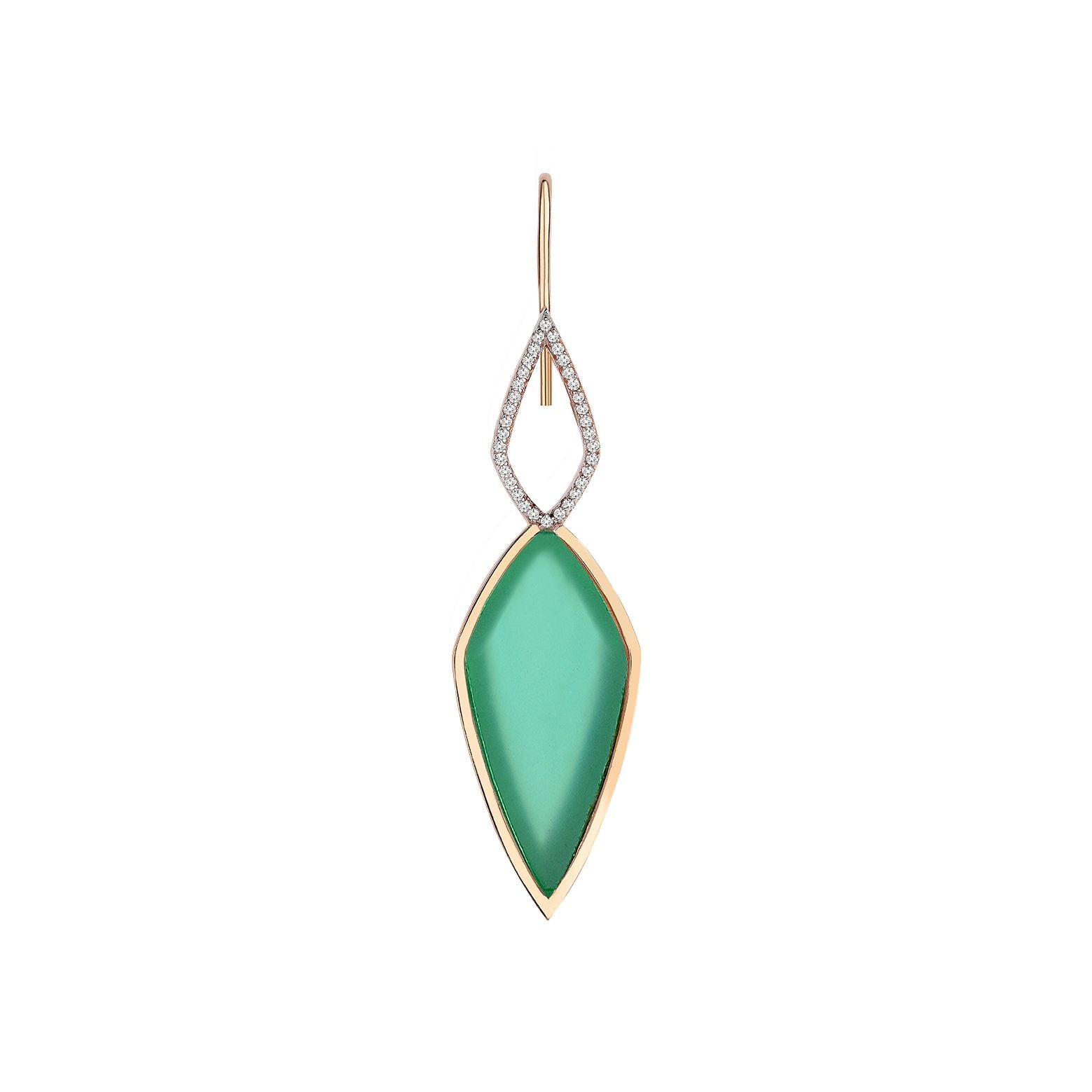 Infinity Earring in Rose Gold - Her Story Shop