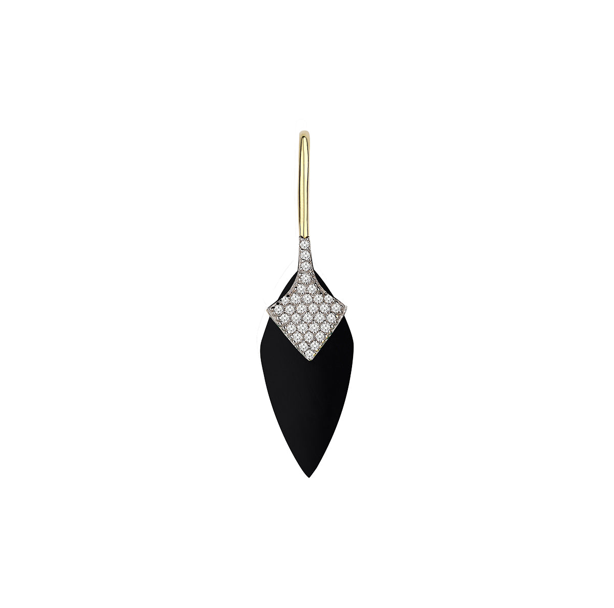 Drop Of Life Earring in Yellow Gold - Her Story Shop