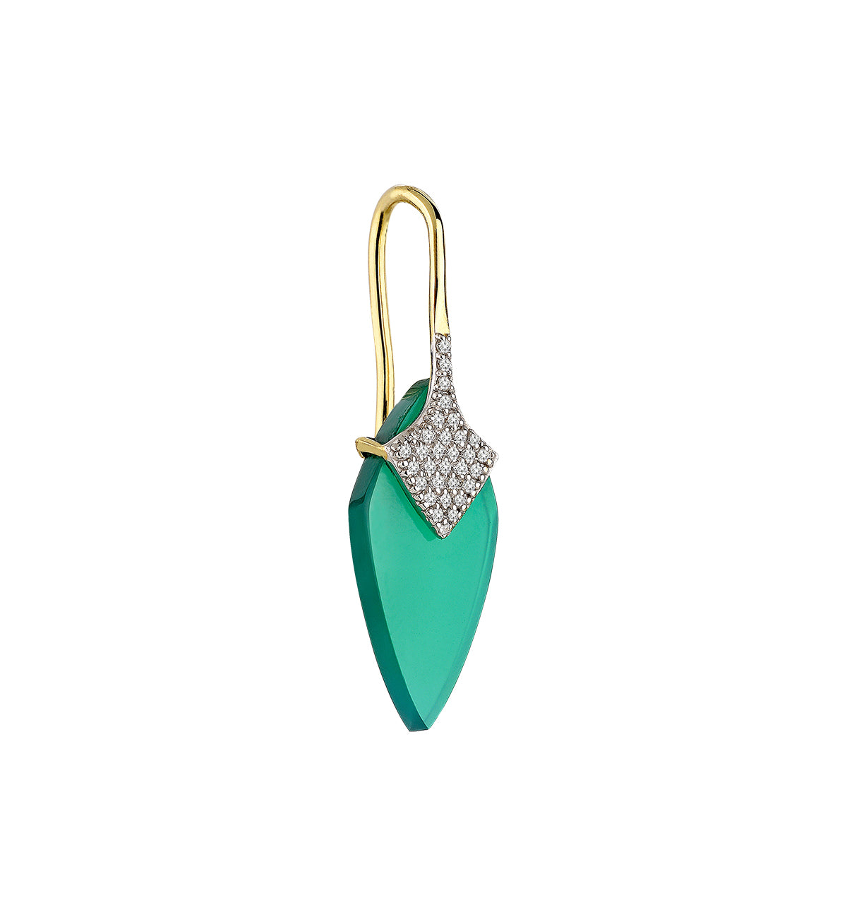 Drop Of Life Earring in Yellow Gold - Her Story Shop
