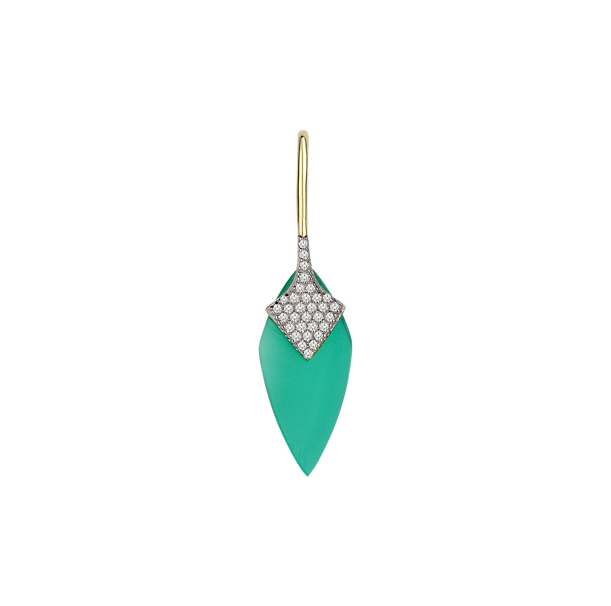 Drop Of Life Earring in Yellow Gold - Her Story Shop
