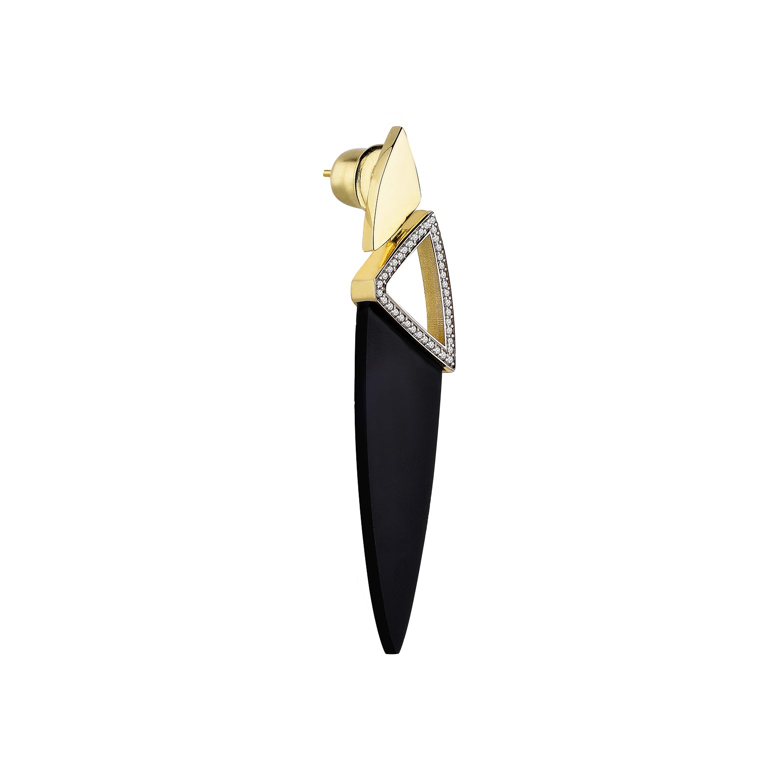 Shining Tree Earring in Yellow Gold - Her Story Shop
