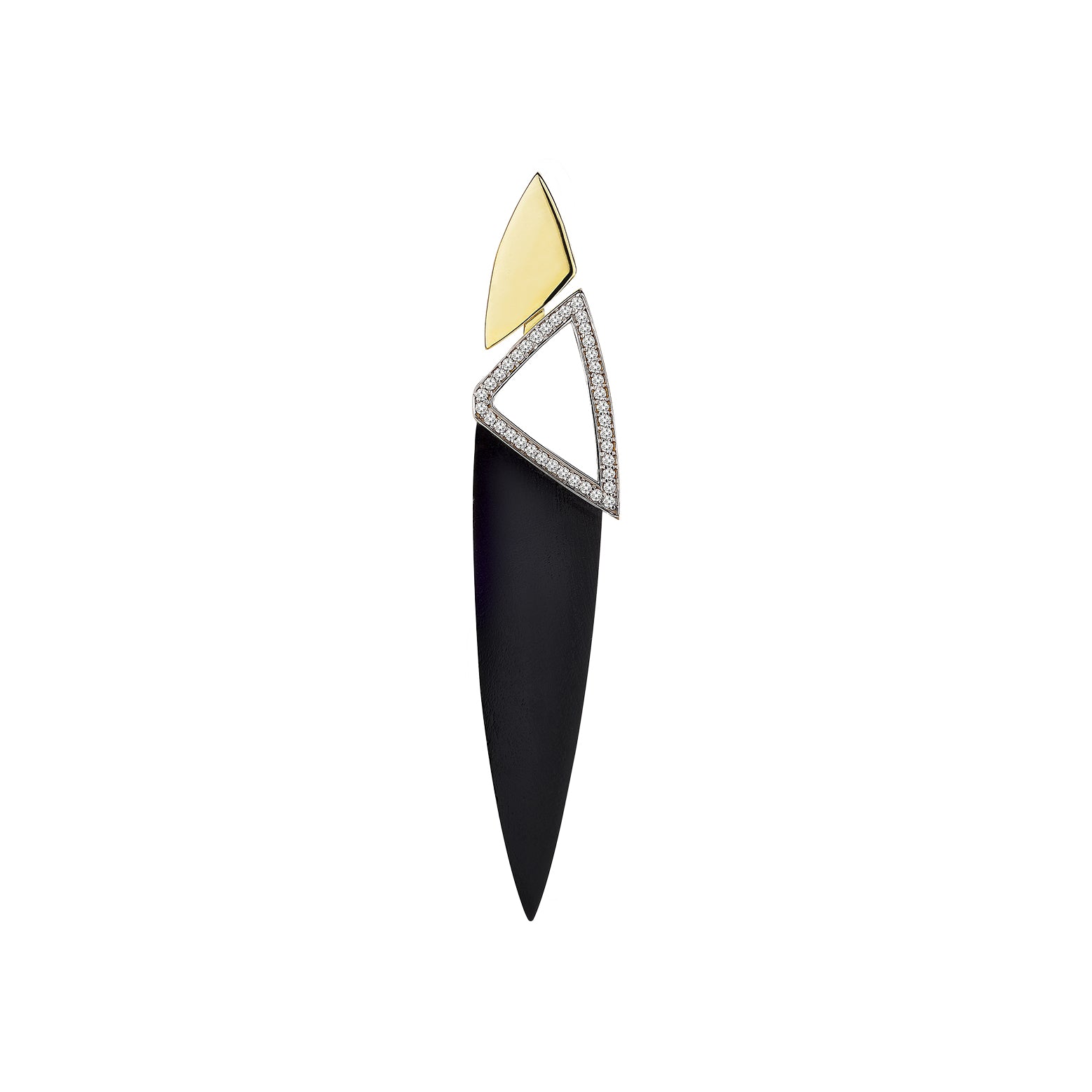 Shining Tree Earring in Yellow Gold - Her Story Shop