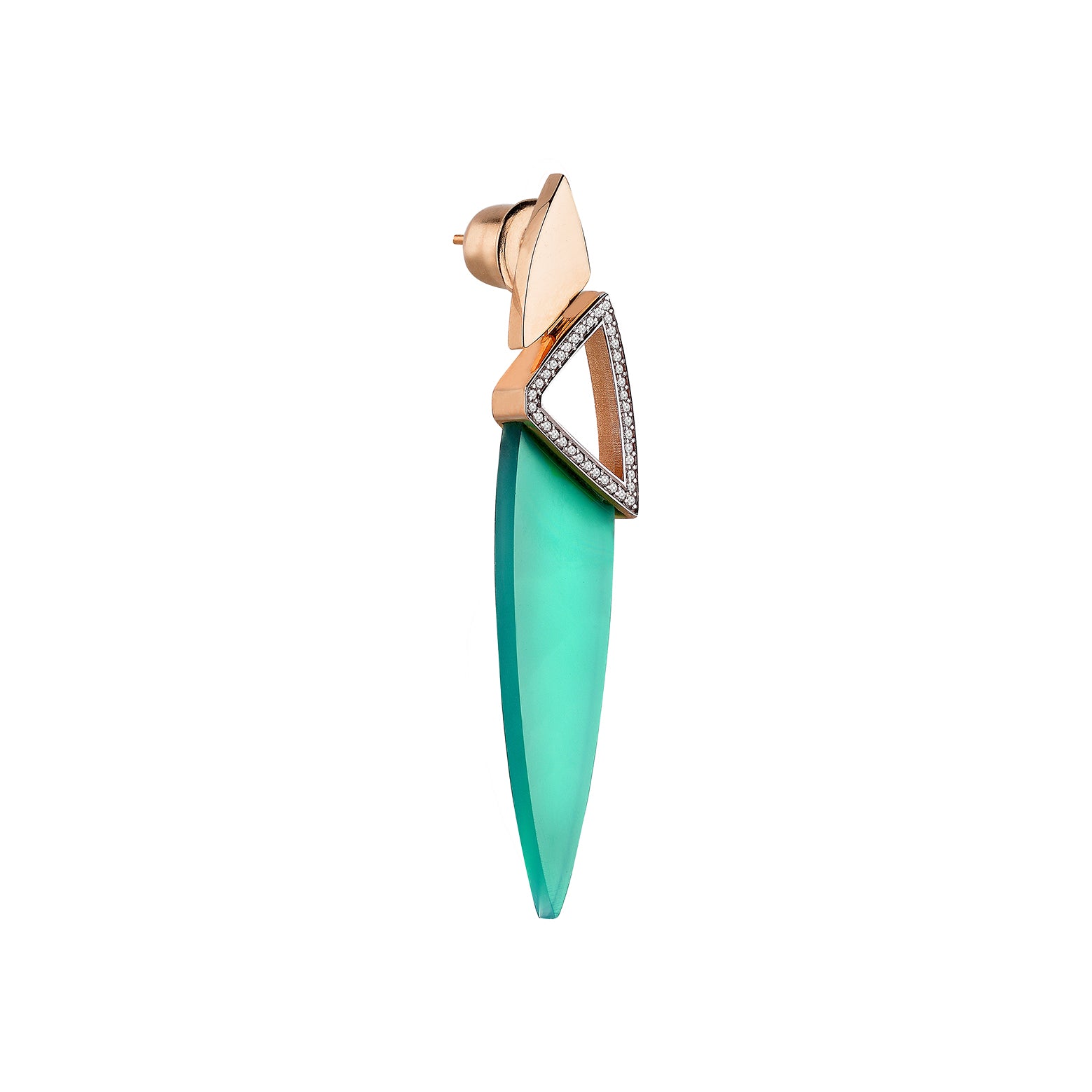 Shining Tree Earring in Rose Gold - Her Story Shop