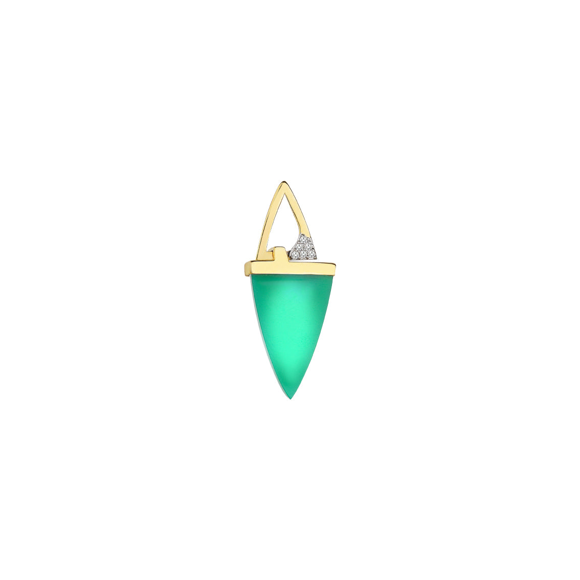 Dark Seed Earring in Yellow Gold - Her Story Shop