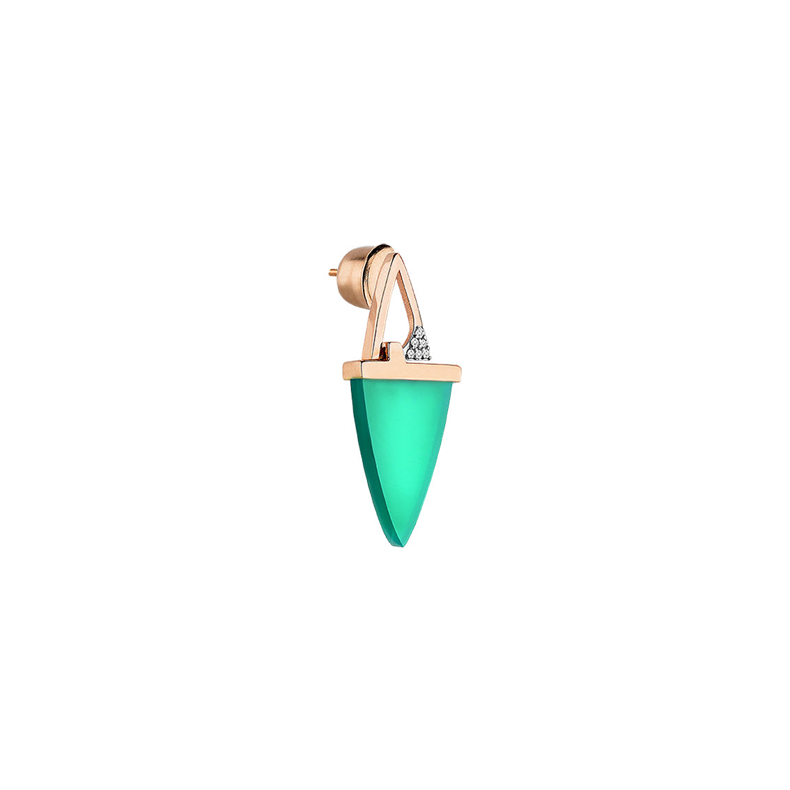 Dark Seed Earring in Rose Gold - Her Story Shop