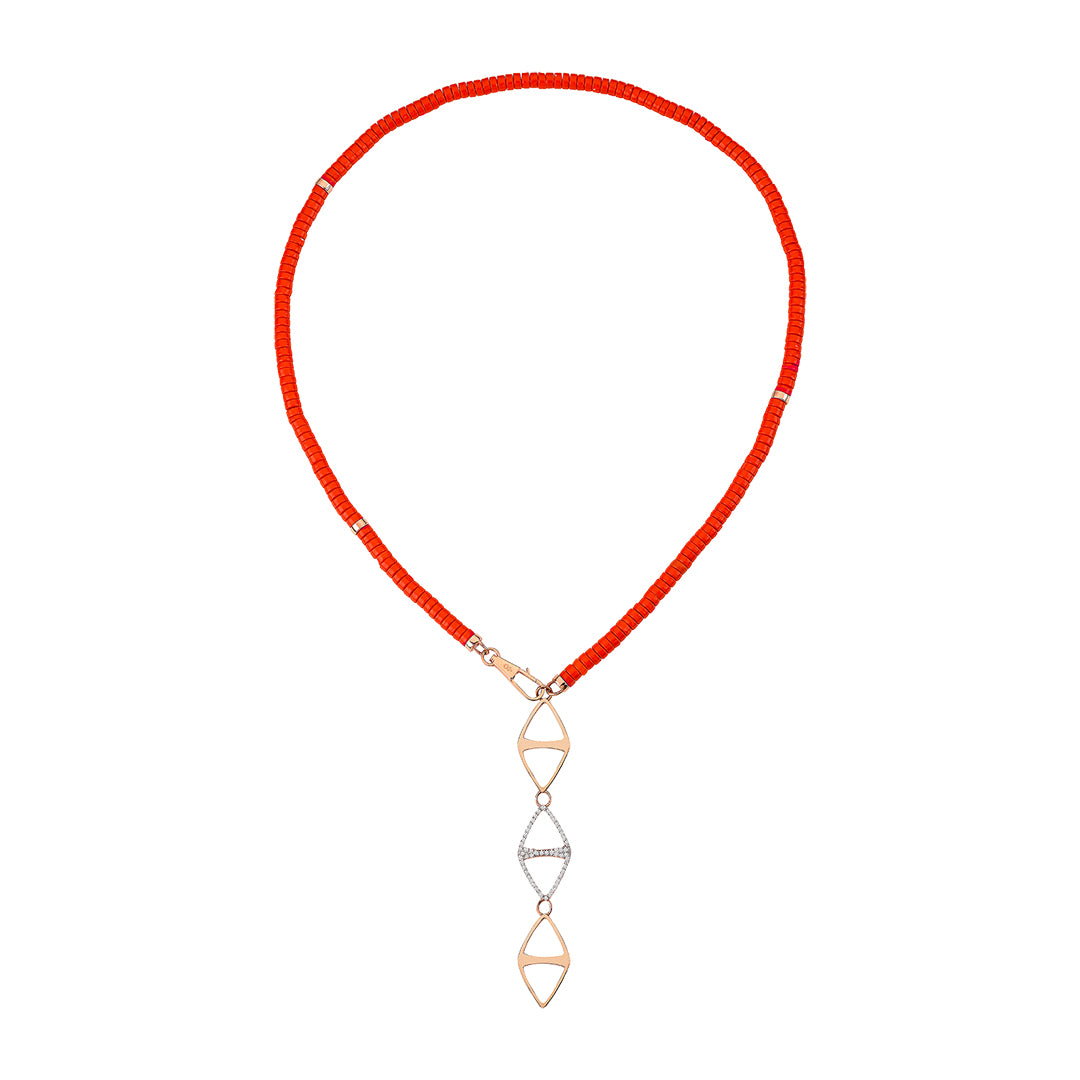 Fusion Stone Necklaces in Rose Gold - Her Story Shop