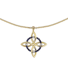 Magic Knot Anklet in Yellow Gold - Her Story Shop