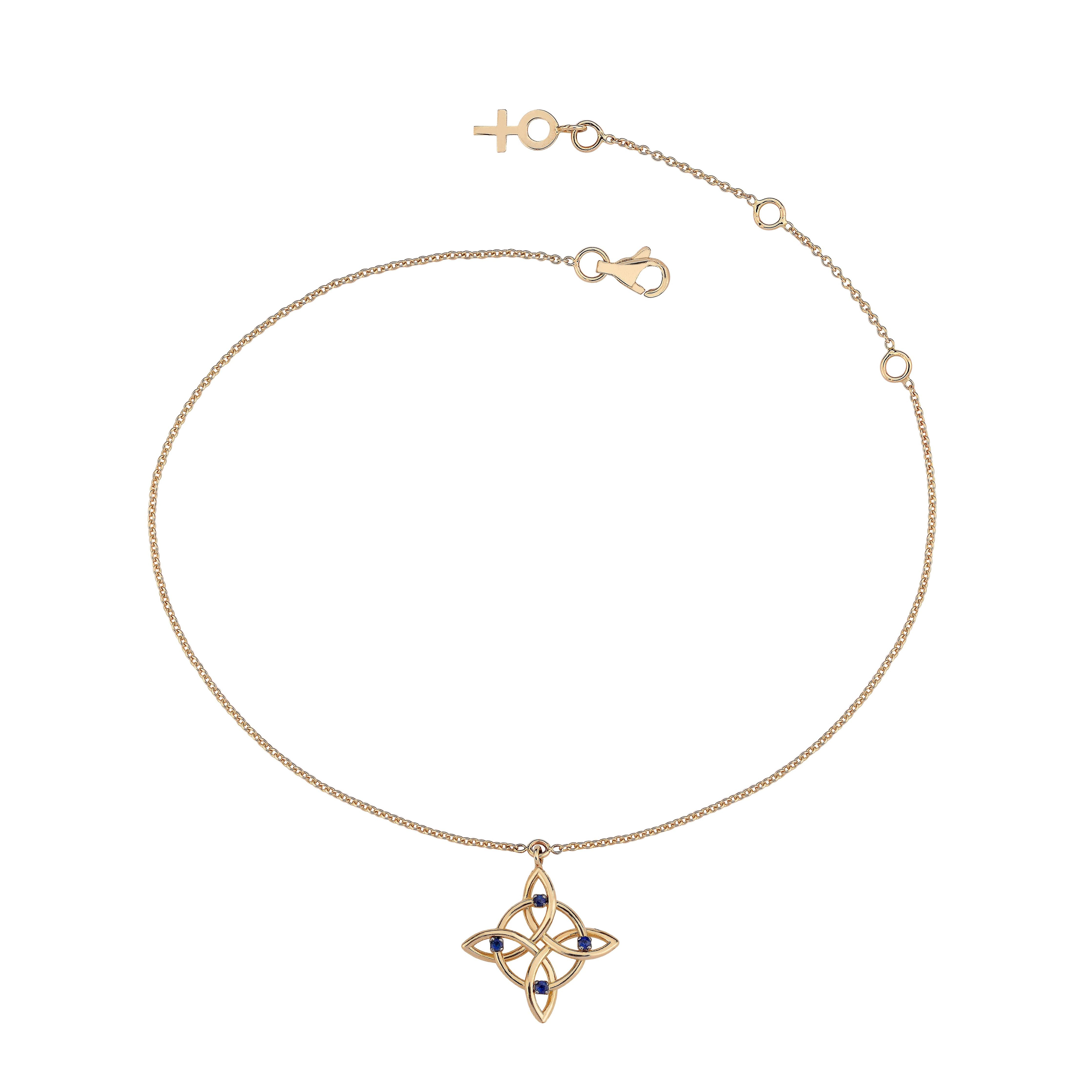 Pure Magic Knot Anklet in Rose Gold - Her Story Shop