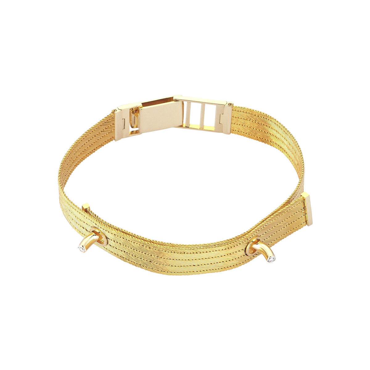 Bold Two Diamonds Bracelet - Her Story Shop