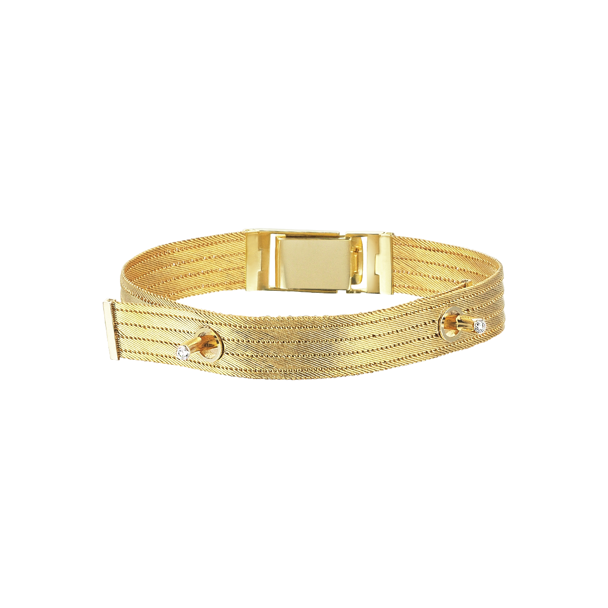 Bold Two Diamonds Bracelet - Her Story Shop