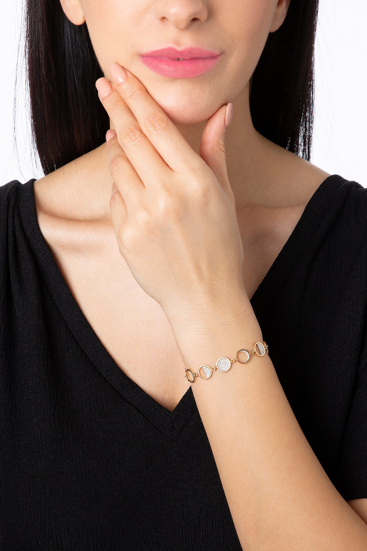 Moon Phases in Yellow Gold - Her Story Shop