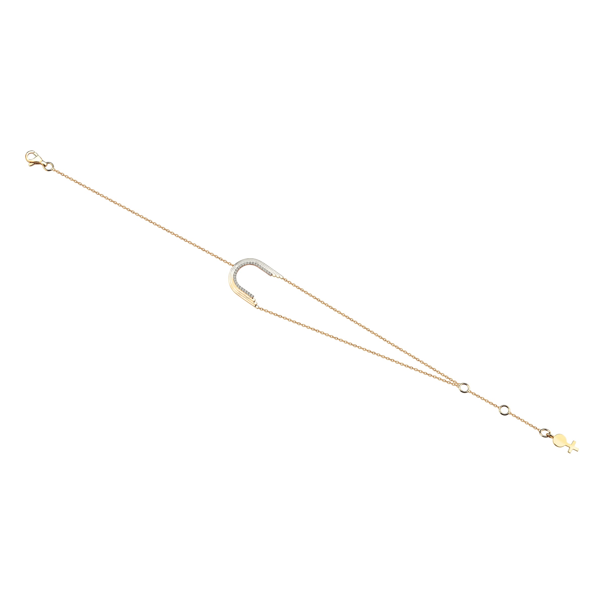 Concave Arch Bracelet in Yellow Gold - Her Story Shop