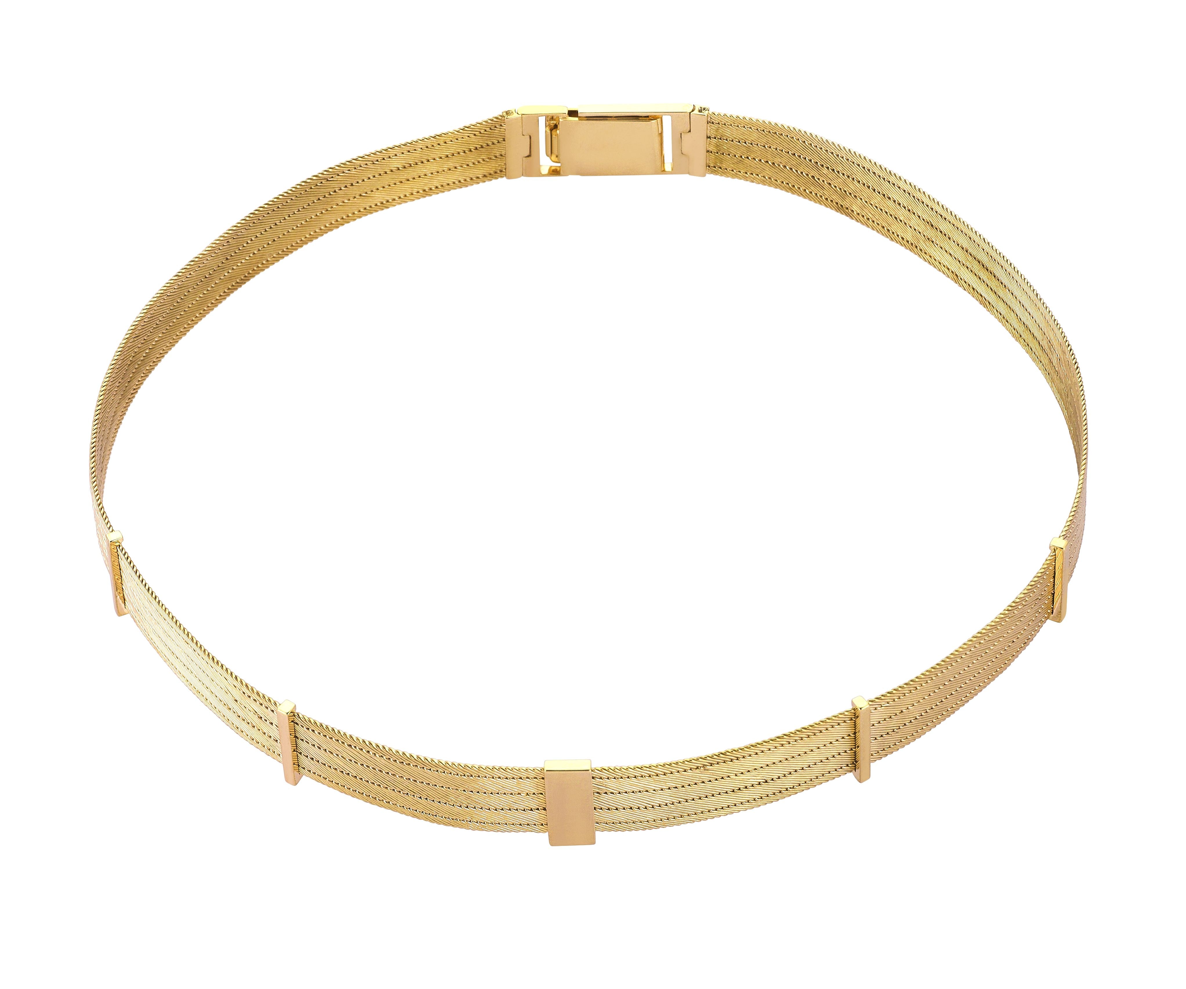 Five Line Sticks Choker - Her Story Shop
