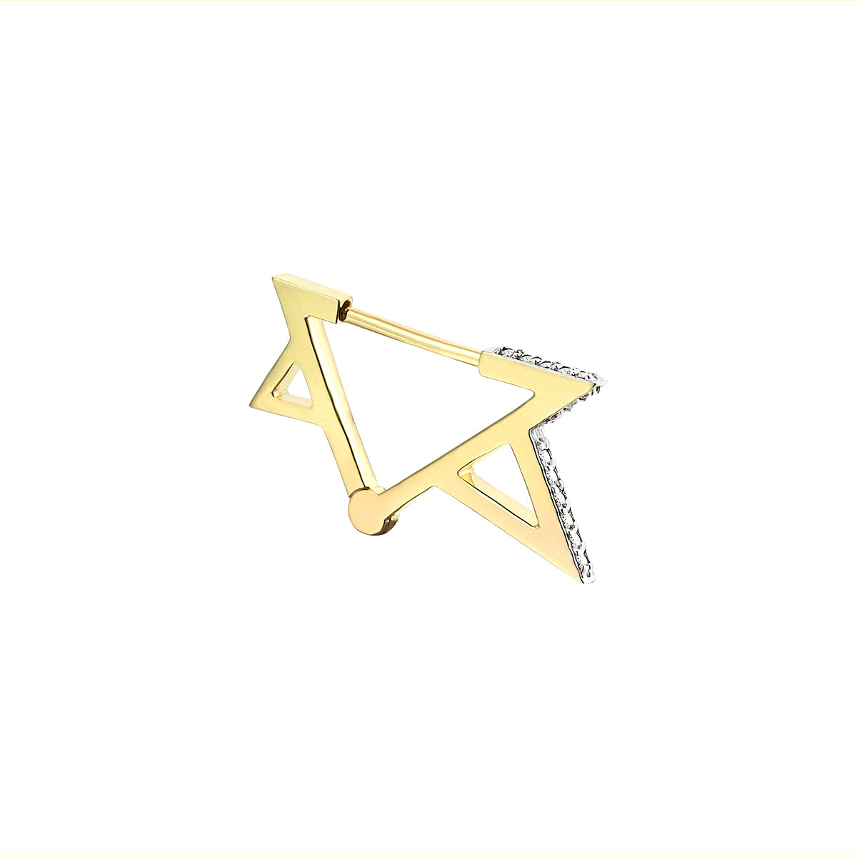 Mini Star Earring in Yellow Gold - Her Story Shop