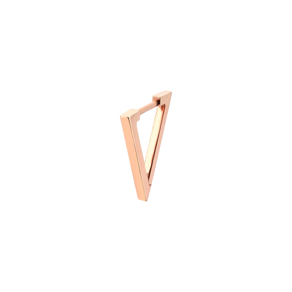 Mini Triangle Earring TSZ in Rose Gold - Her Story Shop