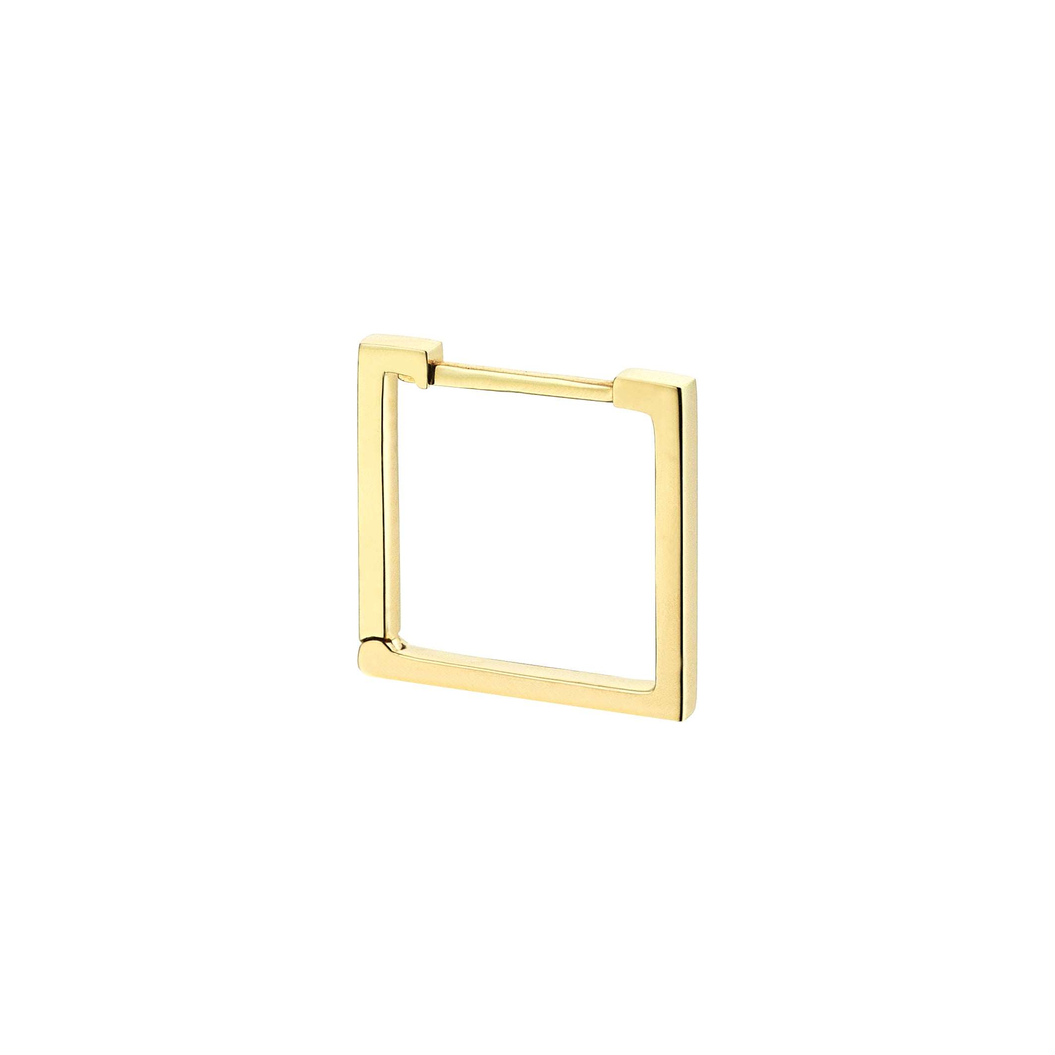 Mini Square Earring TSZ in Yellow Gold - Her Story Shop