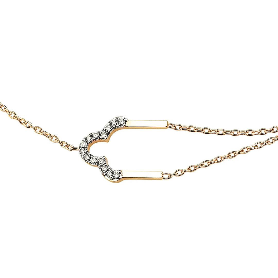 Round Trefoil Anklet in Yellow Gold - Her Story Shop