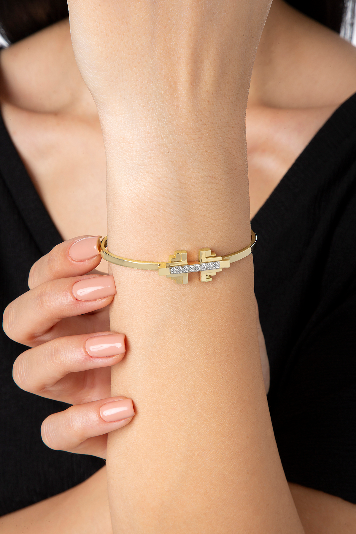 Empire Bracelet in Yellow Gold - Her Story Shop