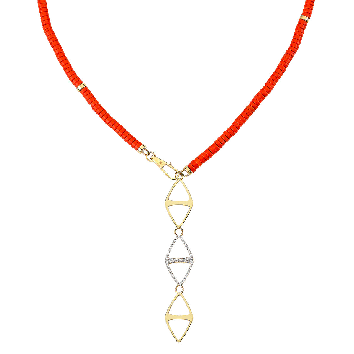 Fusion Stone Necklaces in Yellow Gold - Her Story Shop