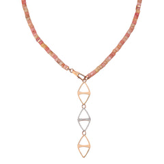 Fusion Stone Necklaces in Rose Gold - Her Story Shop