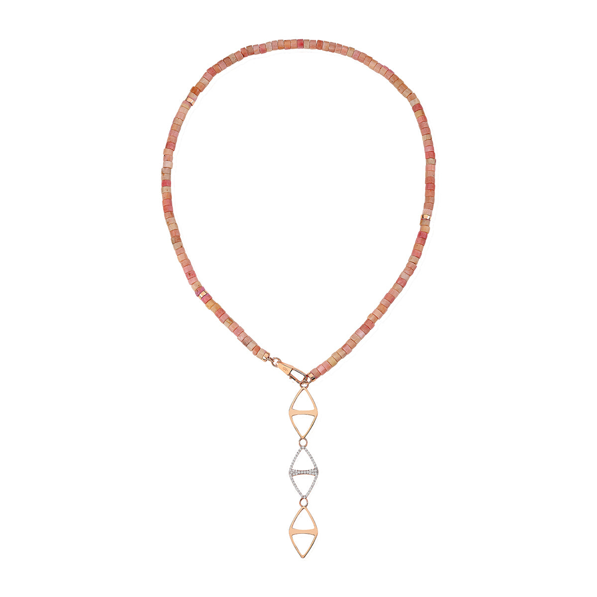 Fusion Stone Necklaces in Rose Gold - Her Story Shop