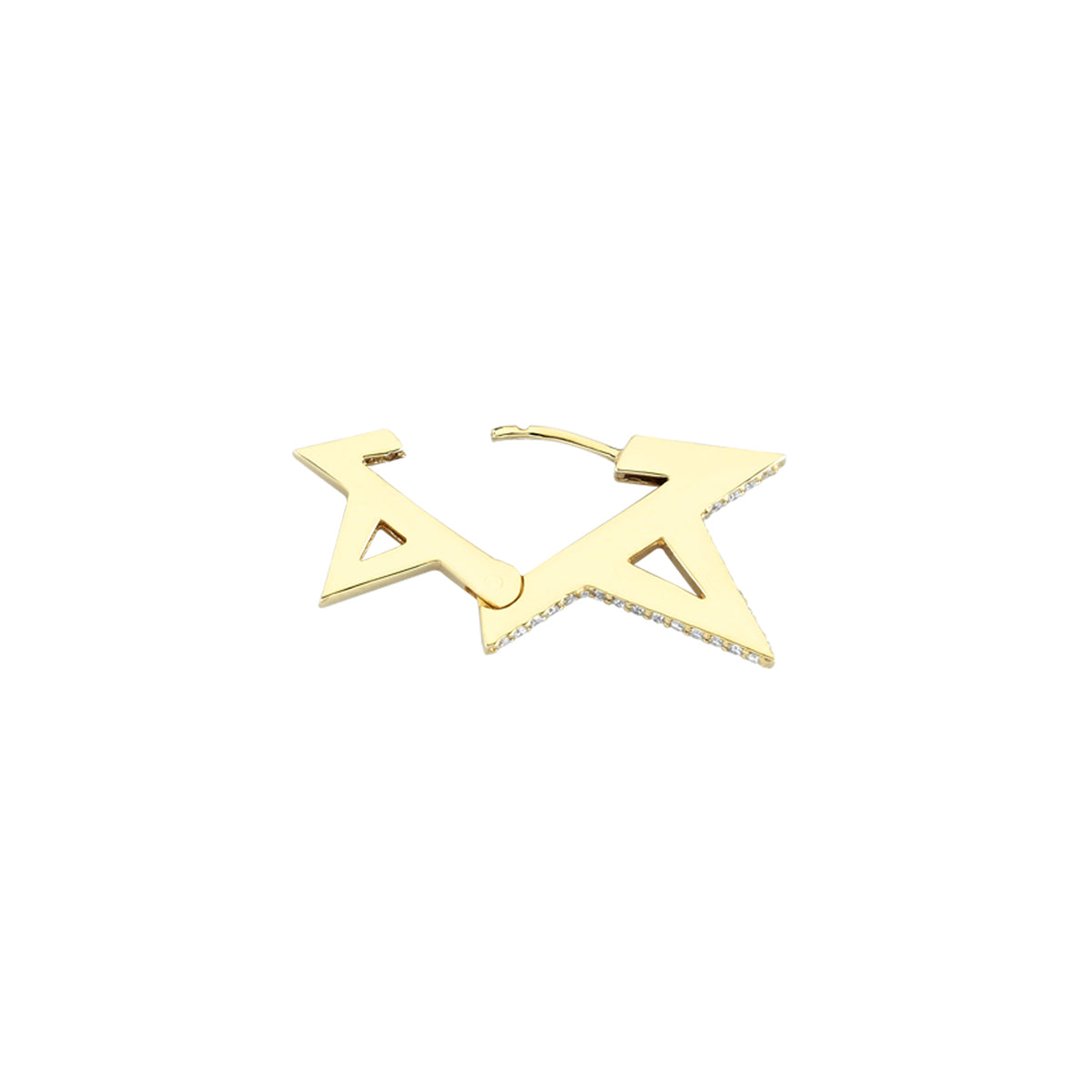 Star Earring in Yellow Gold - Her Story Shop