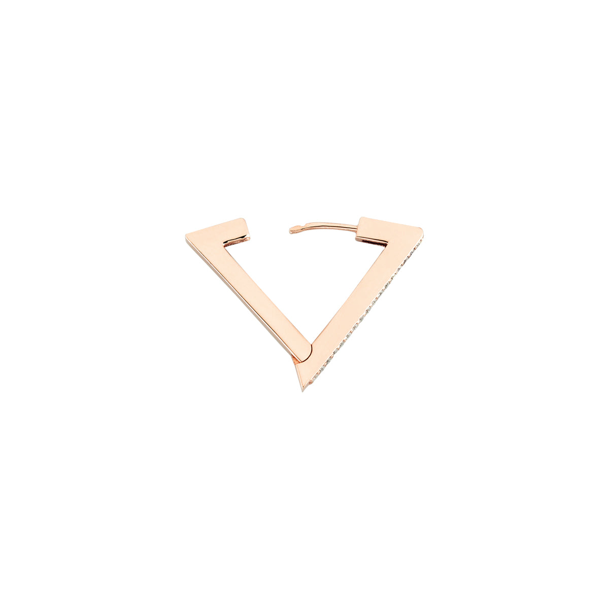 Trigon Earring in Rose Gold - Her Story Shop