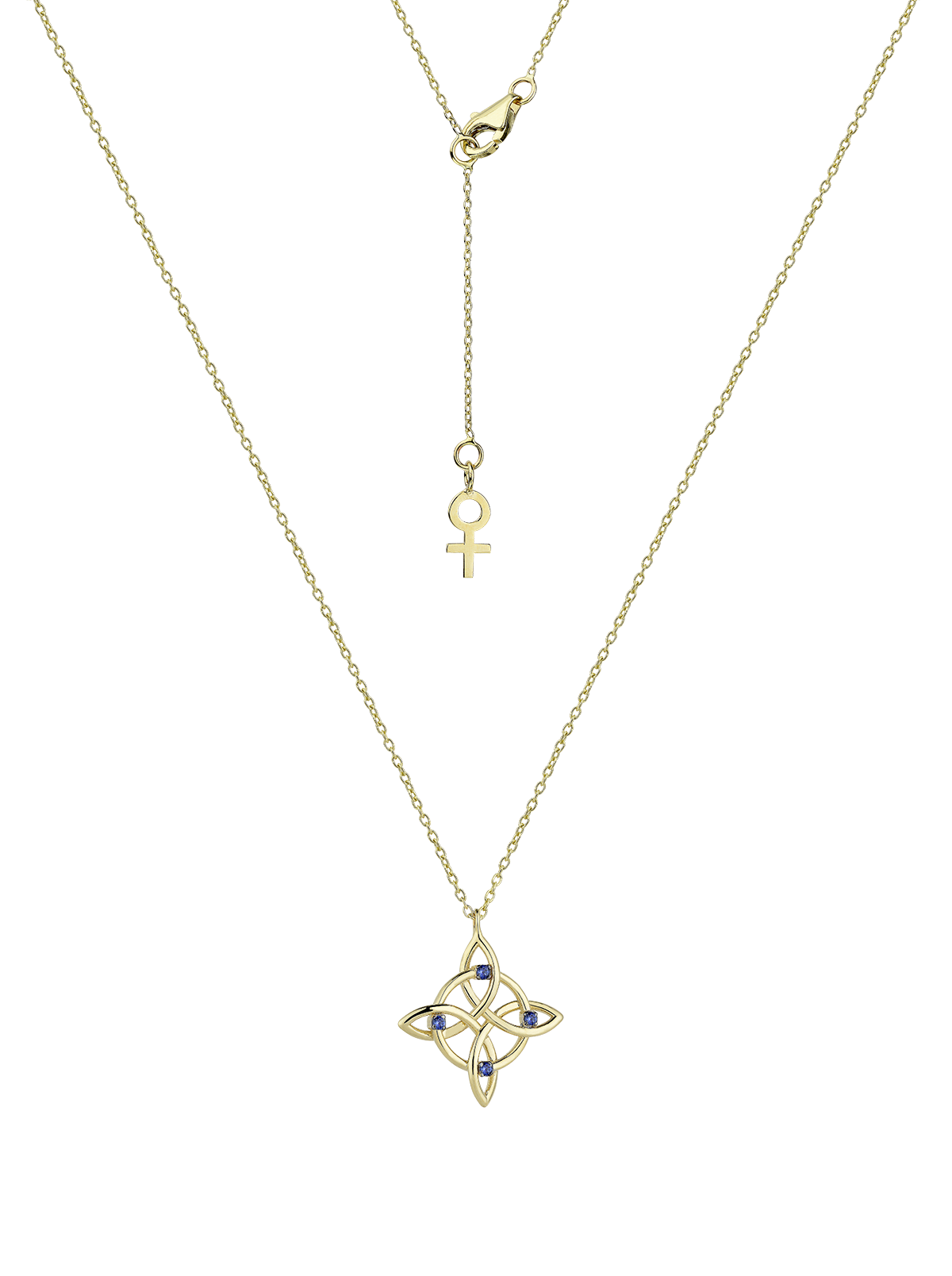 Pure Magic Knot Necklace in Yellow Gold - Her Story Shop