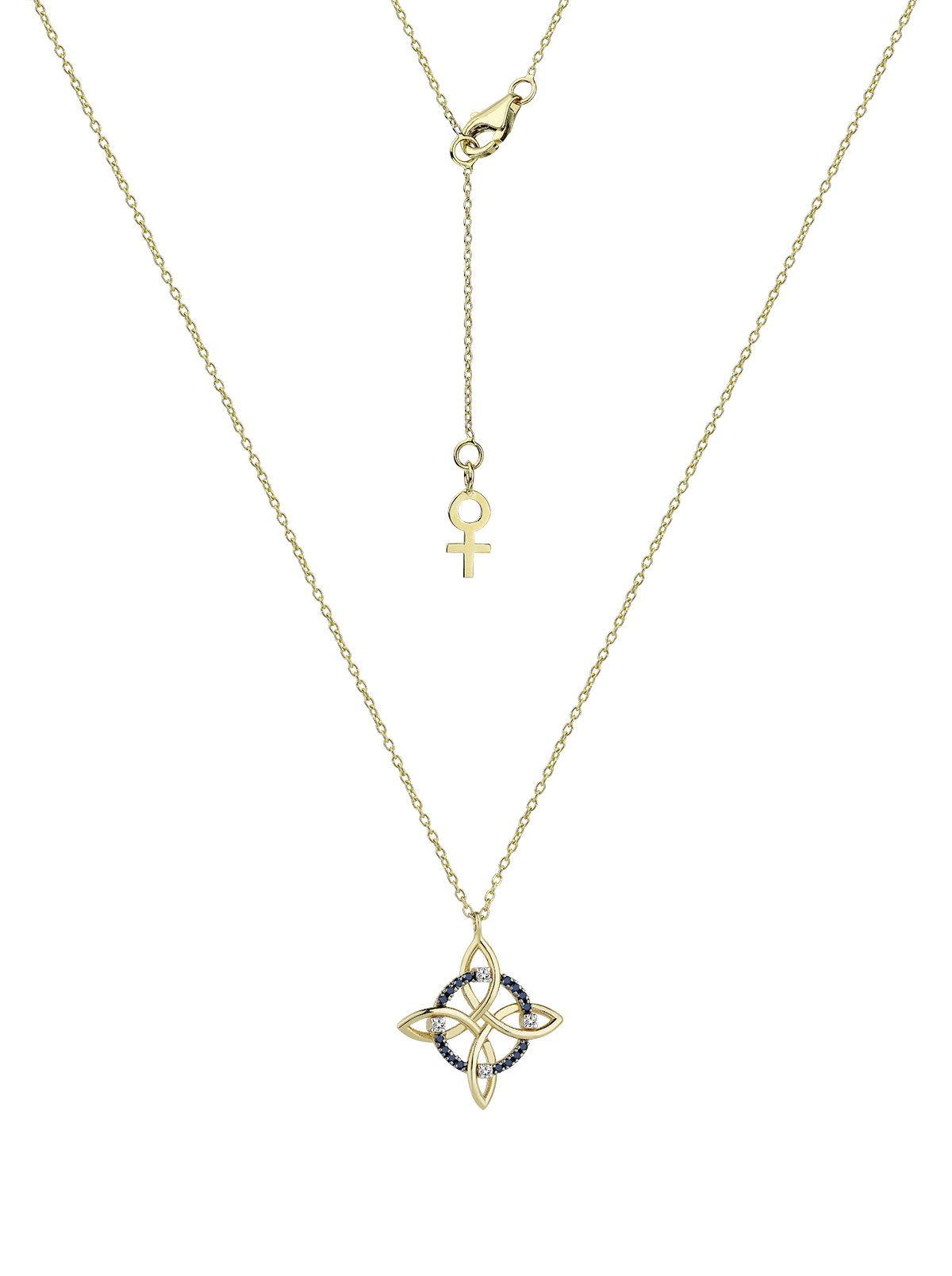 Magic Knot Necklace in Yellow Gold - Her Story Shop