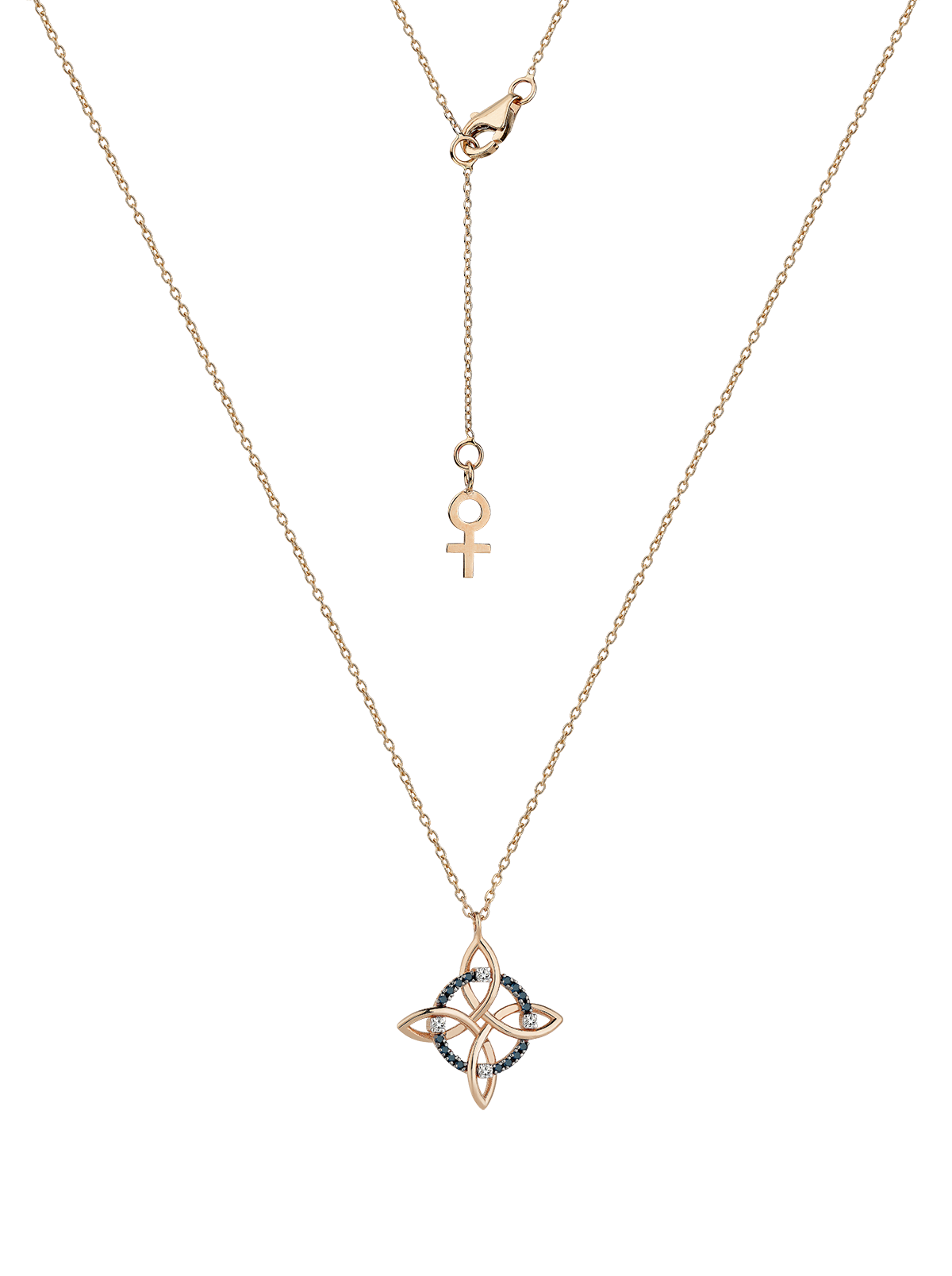 Magic Knot Necklace in Rose Gold - Her Story Shop