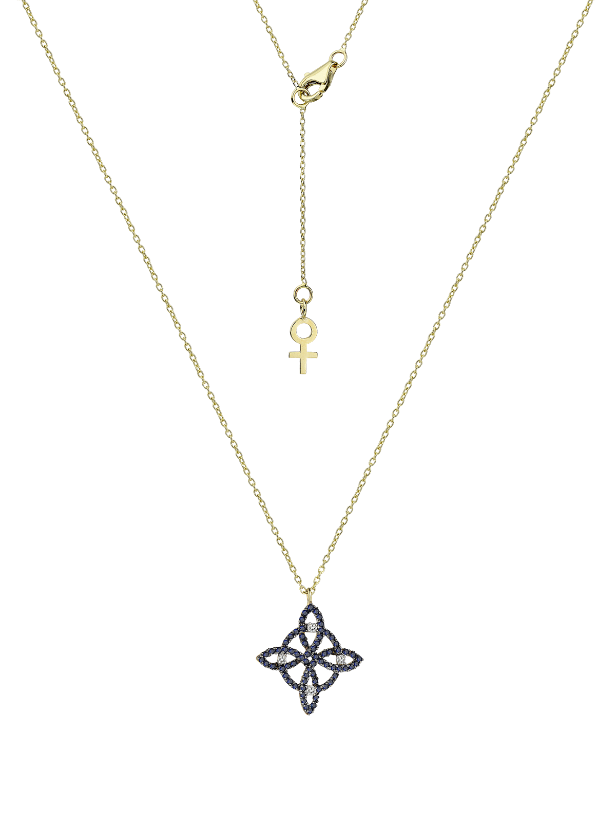 Full Magic Knot Necklace in Yellow Gold - Her Story Shop