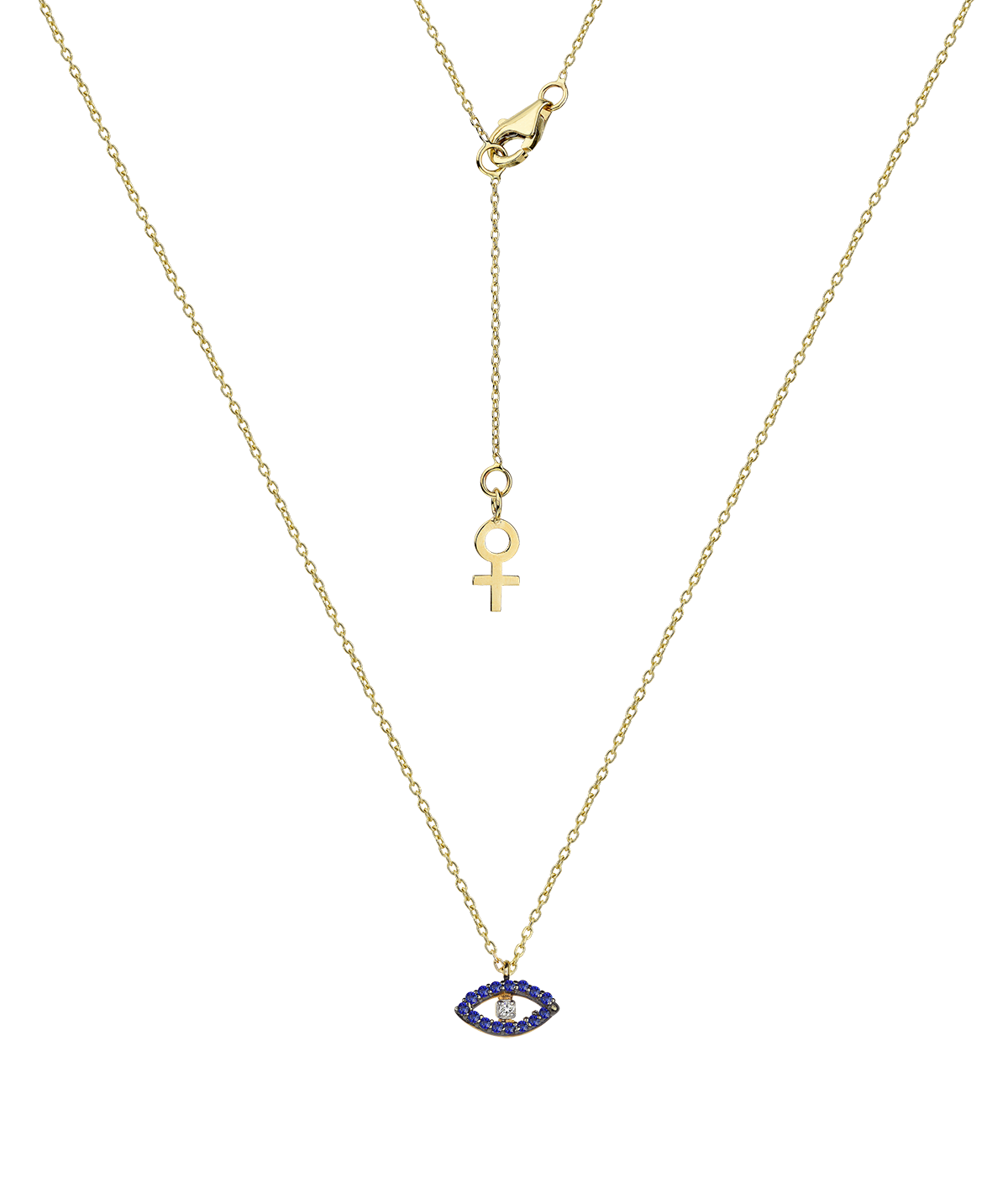 Mini Full Magic Knot Necklace in Yellow Gold - Her Story Shop