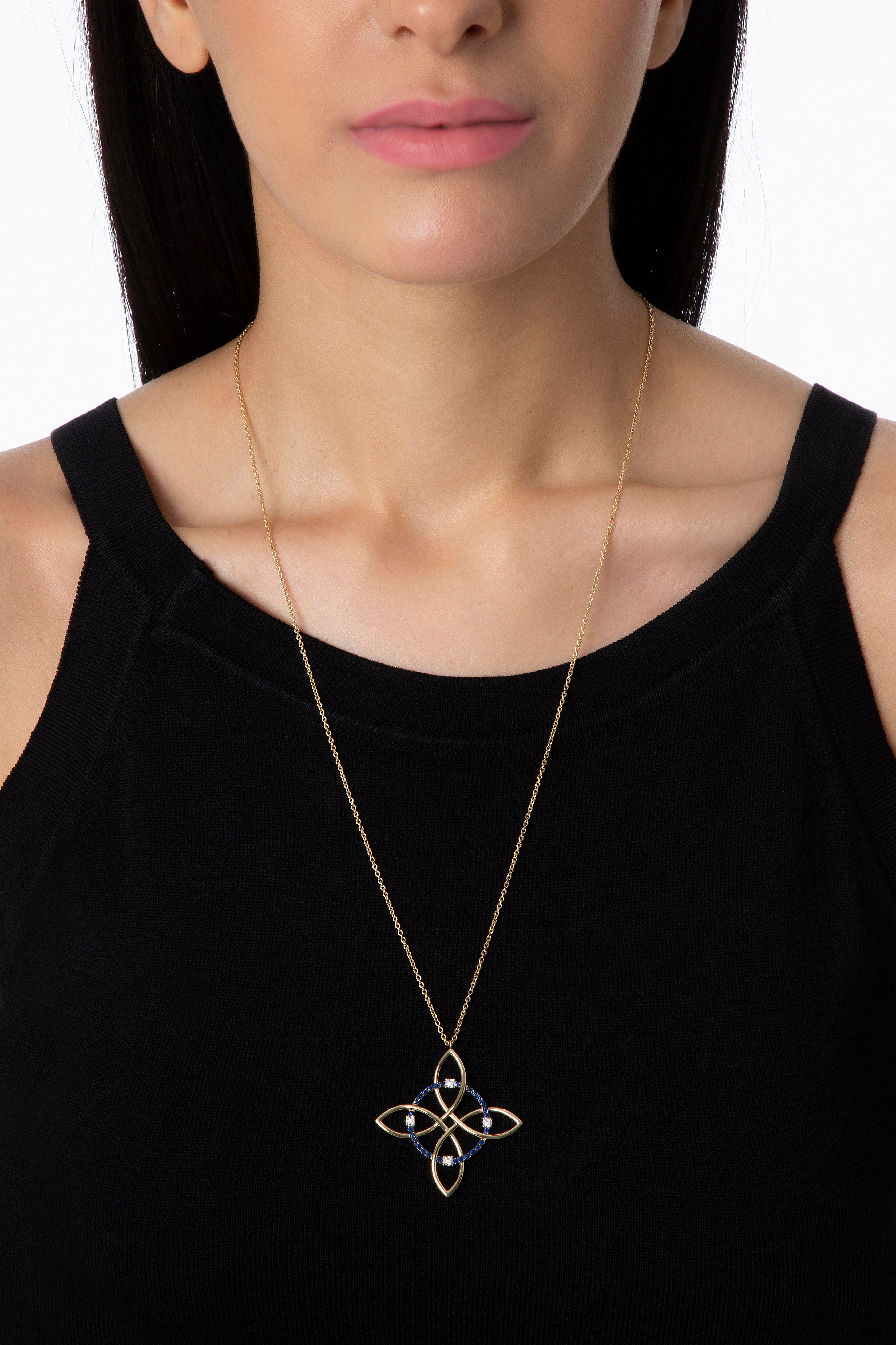 Magnific Magic Knot Necklace in Yellow Gold - Her Story Shop