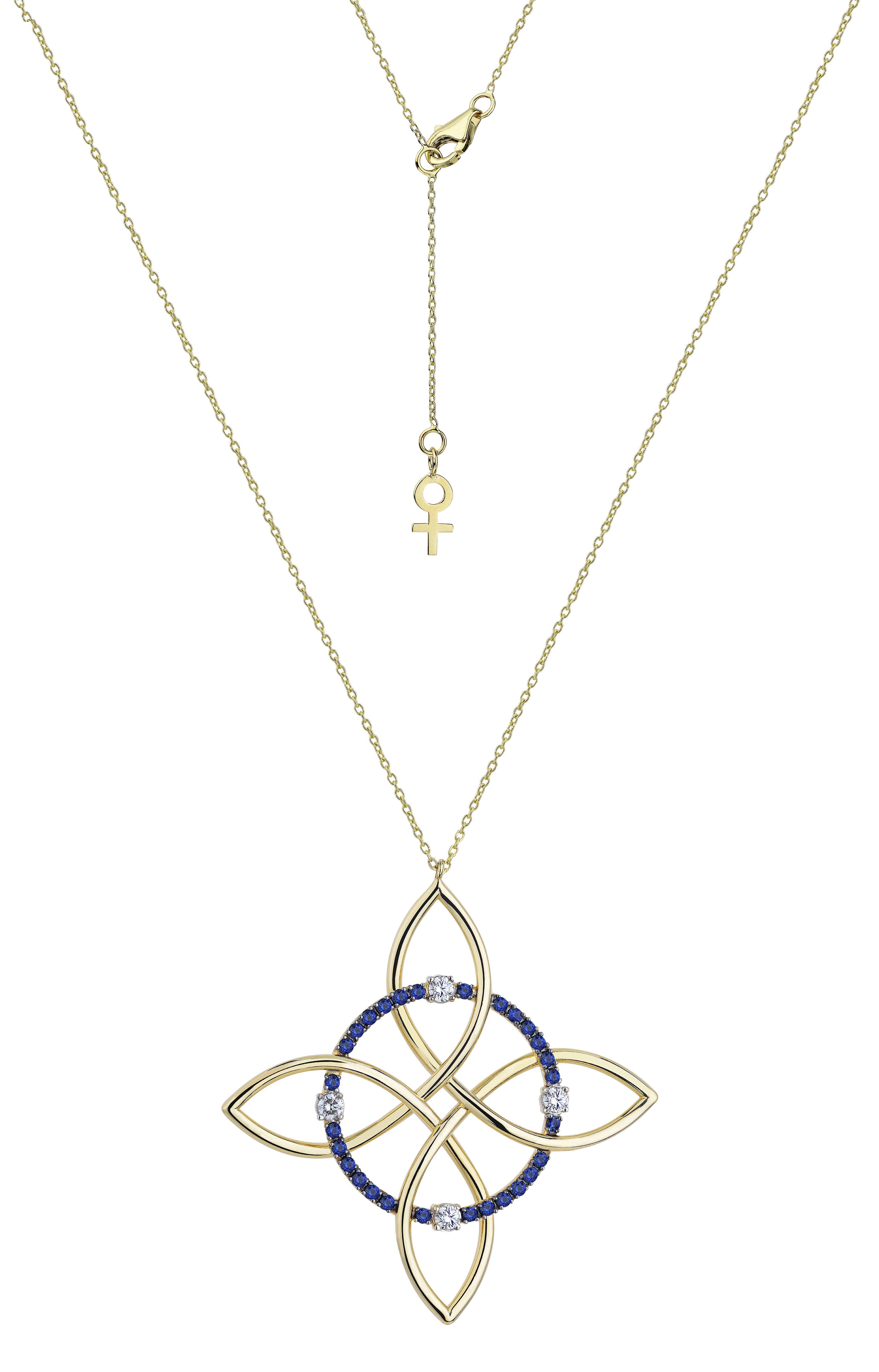 Magnific Magic Knot Necklace in Yellow Gold - Her Story Shop