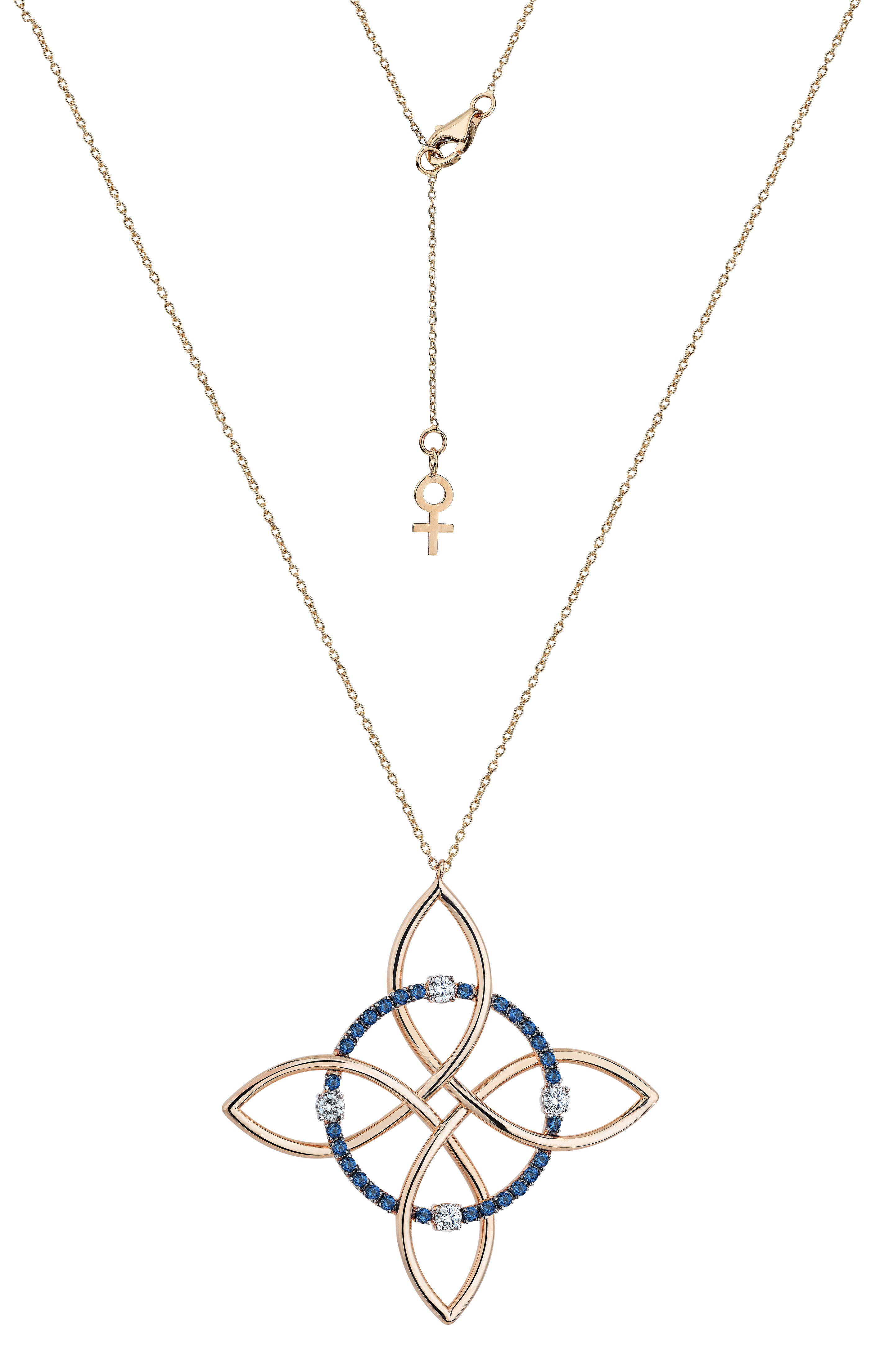 Magnific Magic Knot Necklace in Rose Gold - Her Story Shop