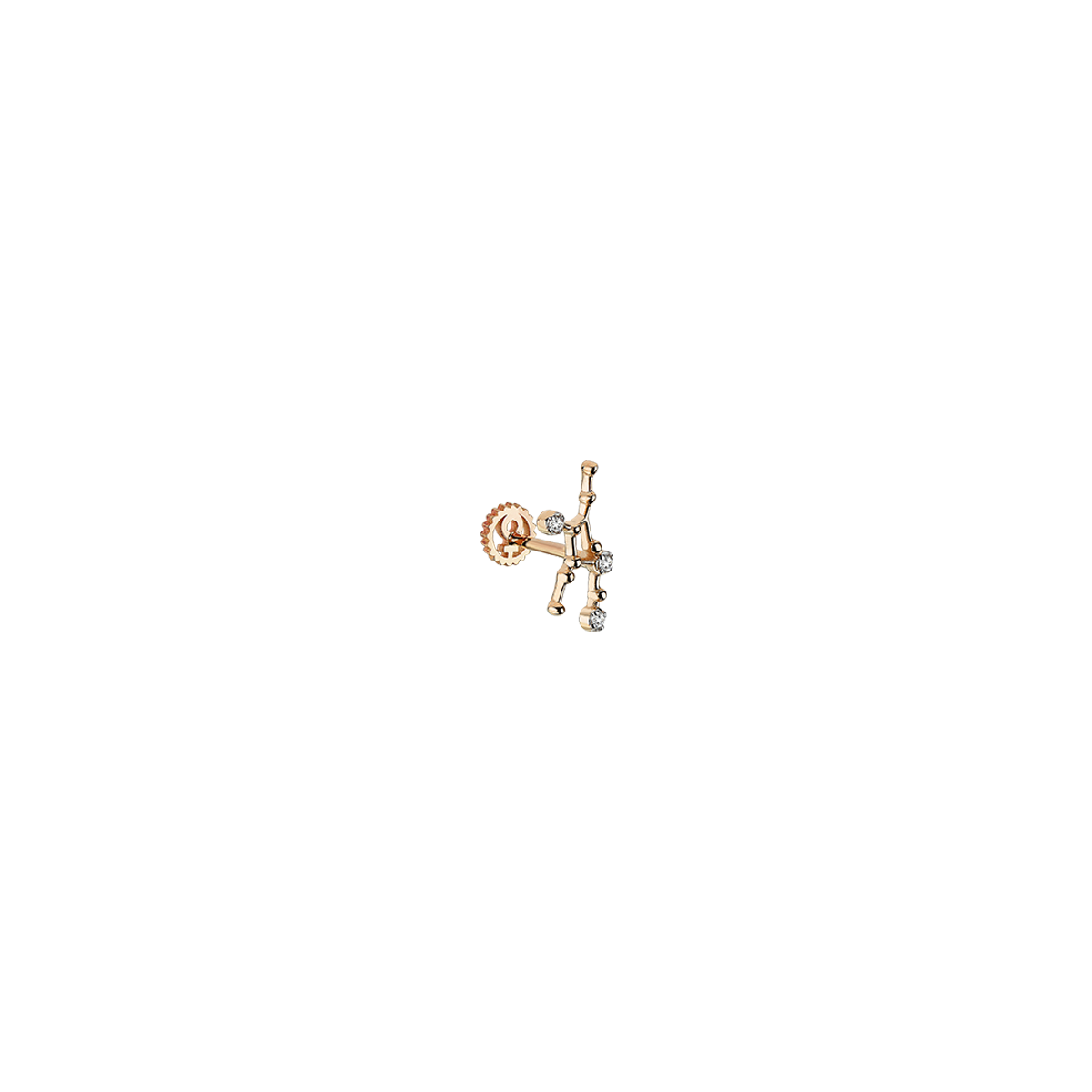 Zodiac Piercing in Yellow Gold