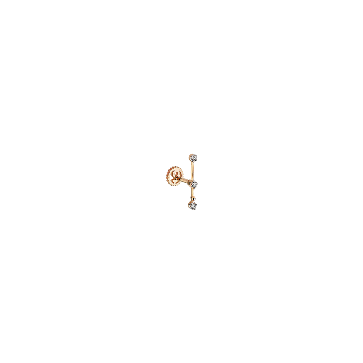 Zodiac Piercing in Yellow Gold