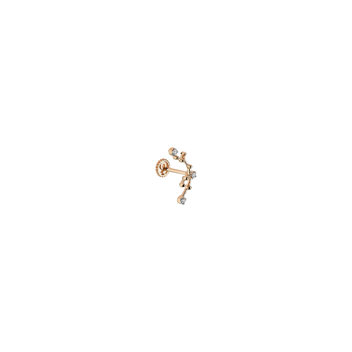 Zodiac Piercing in Yellow Gold