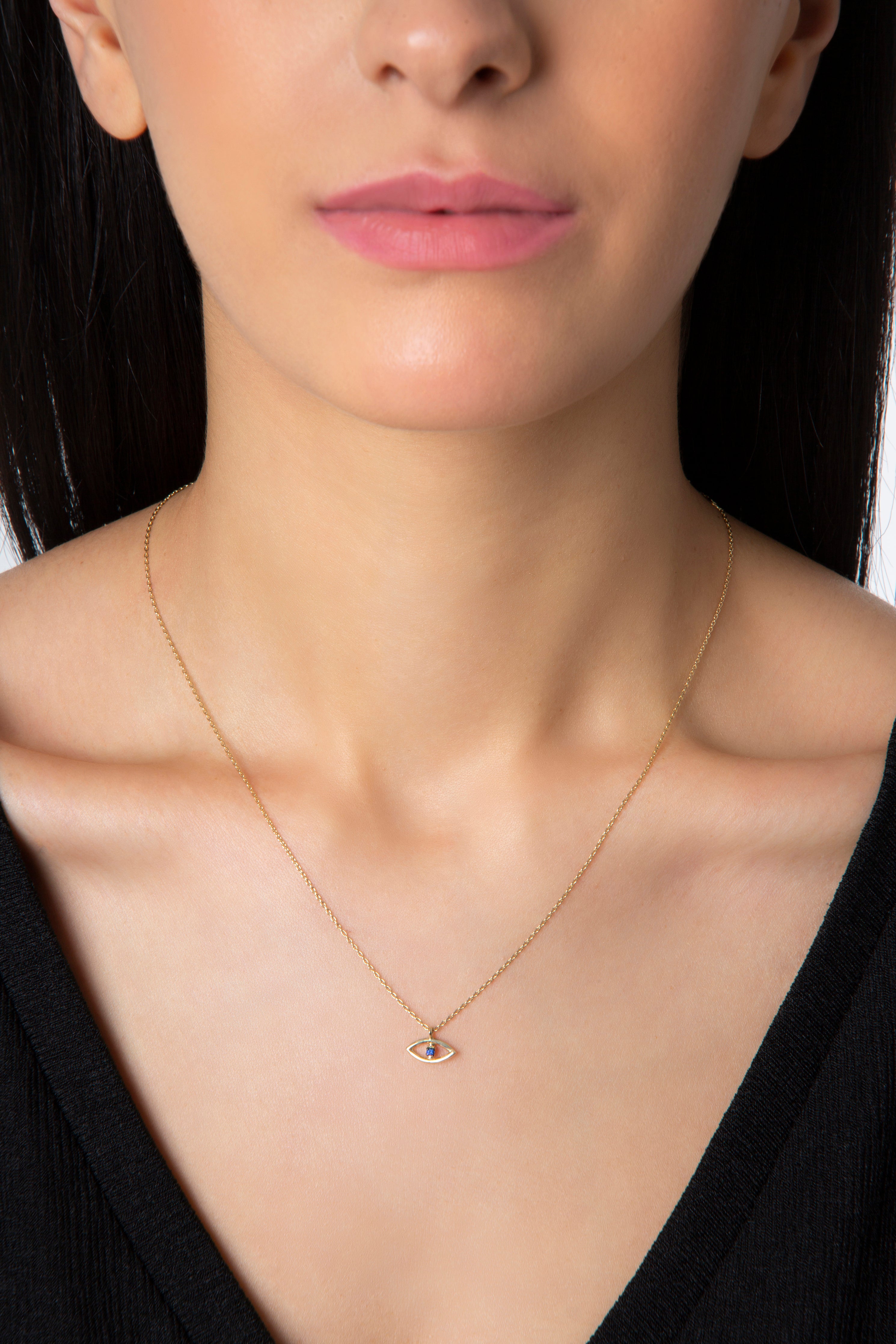 Mini Pure Magic Knot Necklace in Yellow Gold - Her Story Shop