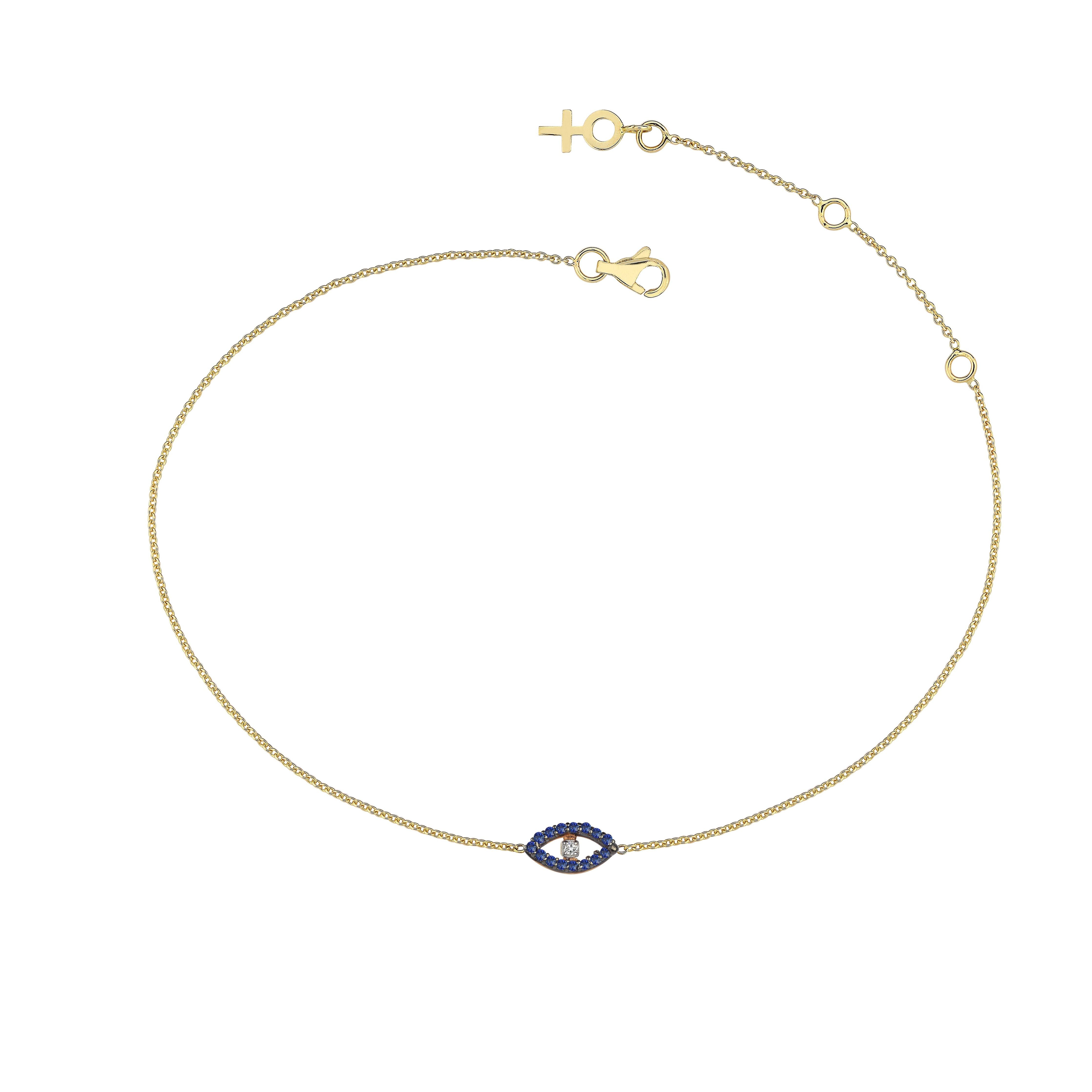 Mini Full Magic Knot Bracelet in Yellow Gold - Her Story Shop